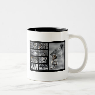 Wildlife Animals Two-Tone Coffee Mug