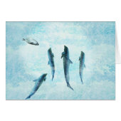 wildlife aquatic, dancing dolphins (Front Horizontal)