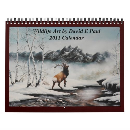 Wildlife Art Calendar Art by David Paul