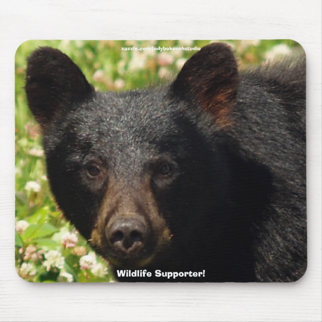 Wildlife Bears Animal-lovers Design Mouse Pad (Front)
