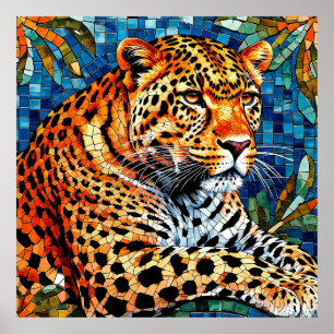 Wildlife Big Cat Nature Wall Art Elegant Animal