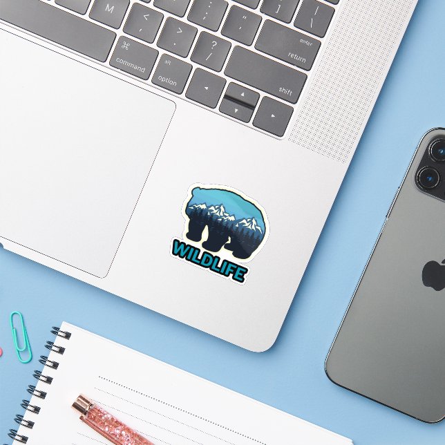 Wildlife Calling Sticker (Laptop w/ iPhone)