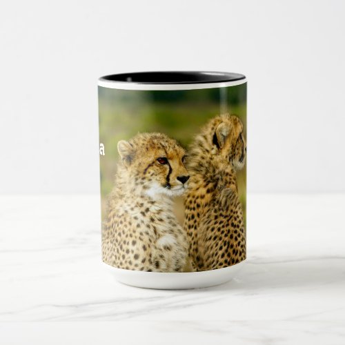 Wildlife Cheetah Photo Mug