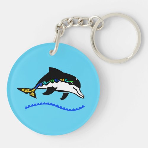 Wildlife _ Cute DOLPHIN _ Nature _ Ecology Keychain