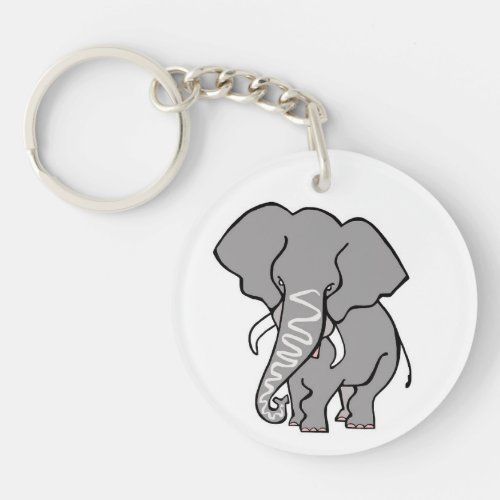 Wildlife _ Cute ELEPHANT _ Nature _  Keychain