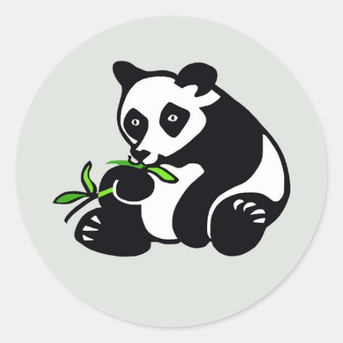 Wildlife _ Cute PANDA  Bear_ Conservation _ China Classic Round Sticker