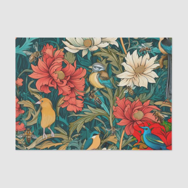 Wildlife Decoupage Tissue Paper (Front)