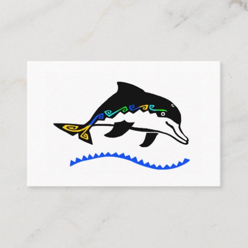 Wildlife _ DOLPHIN _ Nature _ Tropical ocean _ _ Business Card