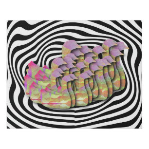 Wildlife Ducks In A Swirl Faux Canvas Print
