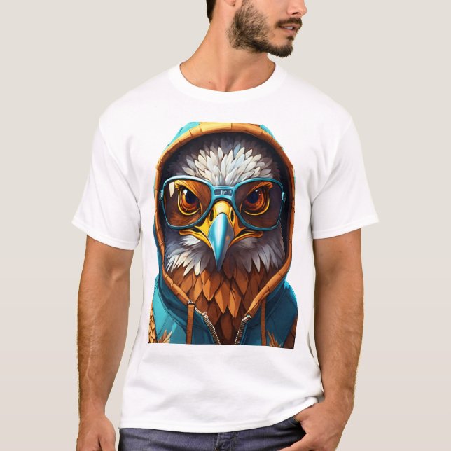 Wildlife Egle  T-Shirt (Front)