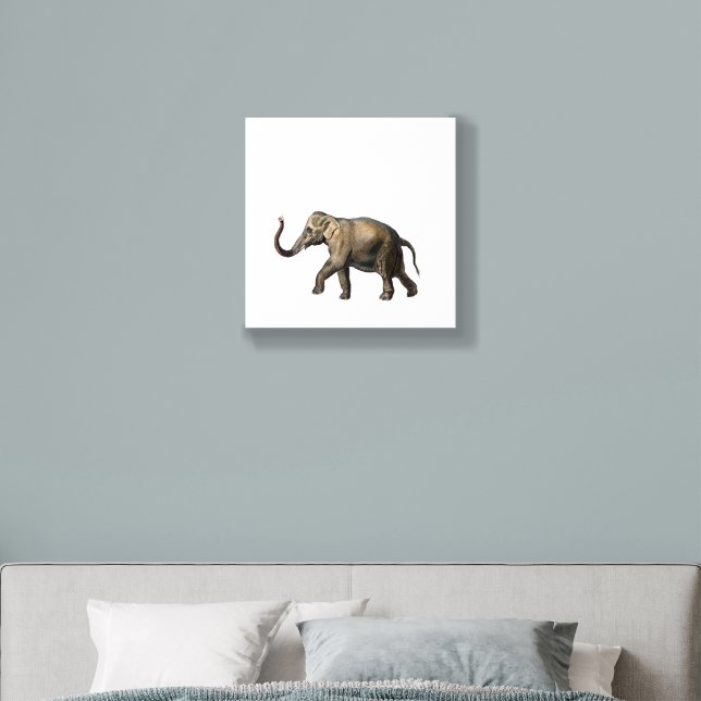 Wildlife Elephant Acrylic Photo Tile (Bedroom)