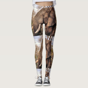 Wildlife Elephant Lover Leggings