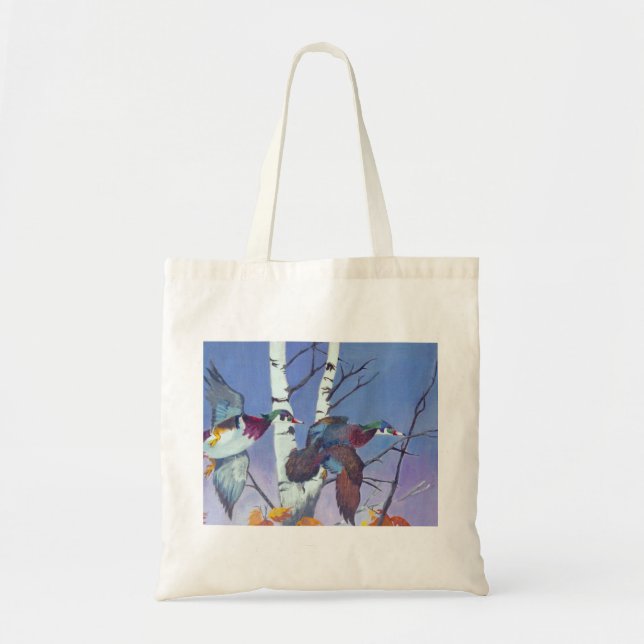 Wildlife Flying Tote Bag (Front)
