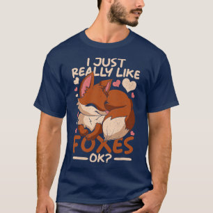 Wildlife Fox Lover Funny Forest Animal Fox T-Shirt