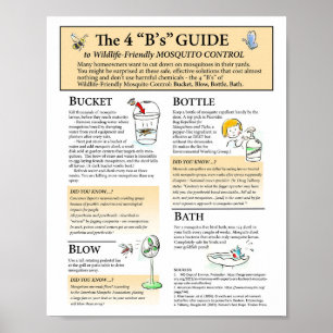  Wildlife Friendly Mosquito Solutions  Poster