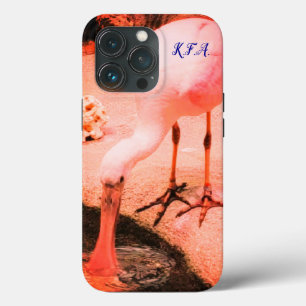 Wildlife Fun Roseate Spoonbill Trendy iPhone 13 Pro Case