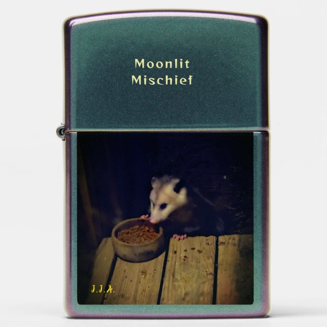 Wildlife Fun w/ Initials or Name Zippo Lighter (Front)