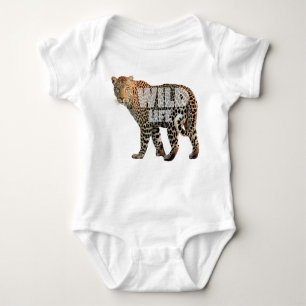 Wildlife gift for Safari lovers tigers elephants  Baby Bodysuit