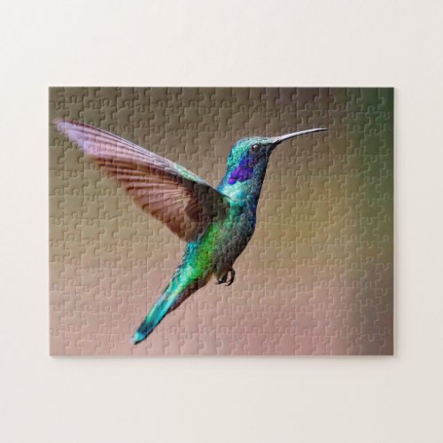 Wildlife Green Hummingbird Photo Jigsaw Puzzle