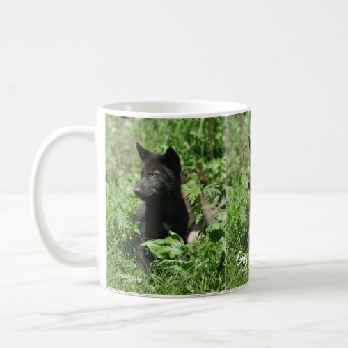 Wildlife Grey Wolf Animal_lover design Coffee Mug