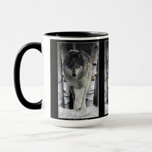 Wildlife Grey Wolf Animal_lover design Mug