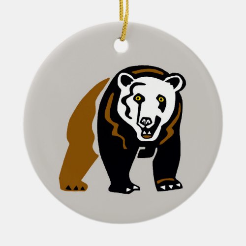 Wildlife _ Grizzly Bear _ Animal lover _ Nature Ceramic Ornament
