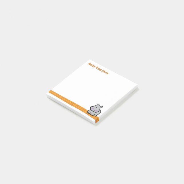 Wildlife Hippo Notes (Angled)