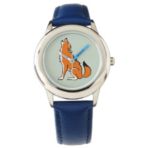 Wildlife - Howling Red WOLF- Animal lover - Watch