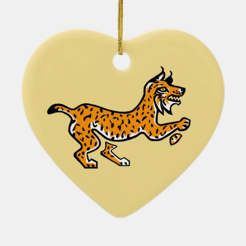 Wildlife _ I love LYNXES  _ Nature _ Ceramic Ornament