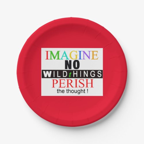 Wildlife _ IMAGINE _ Conservation _ Nature _ Party Paper Plates