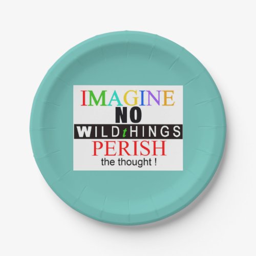 Wildlife _ IMAGINE _ Conservation _ Nature _ Party Paper Plates