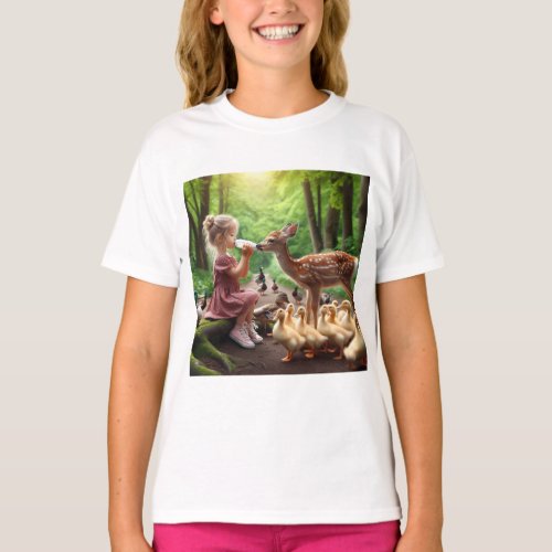 Wildlife_Inspired Girls T_Shirts