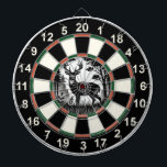 Wildlife-Inspired Hunting Lodge Decor Dart Board<br><div class="desc">This circular design of a majestic deer with large antlers in a forest is highlighted by a bold target overlay. Perfect for man caves and hunting lodges,  it combines the spirit of the hunt with rustic charm,  making it a must-have for nature lovers.</div>