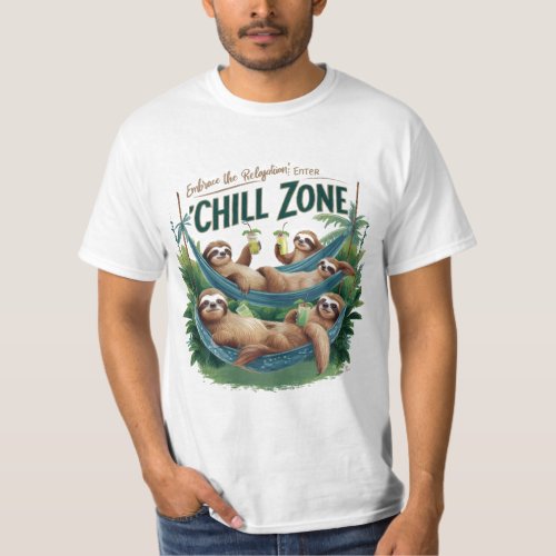 Wildlife Jungle Animal Sloth Mode Sloth Fan World T_Shirt
