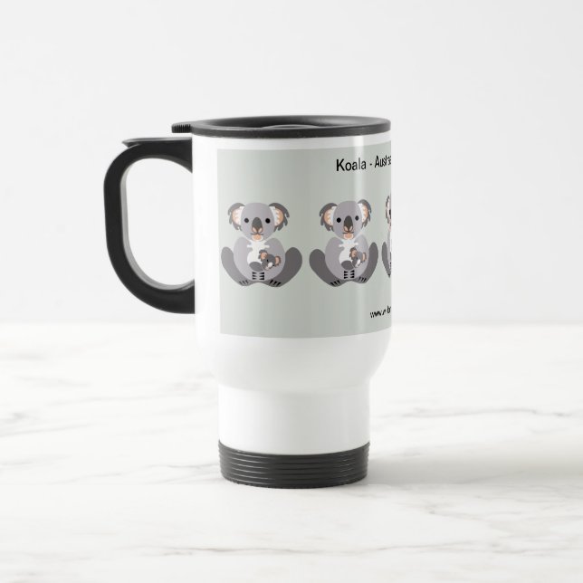 Wildlife -- KOALA  - Nature - Conservation - Travel Mug (Left)
