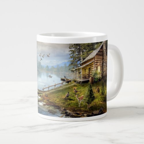 Wildlife Landscape Jumbo Mug