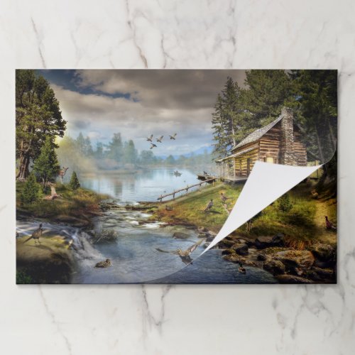 Wildlife Landscape Paper Placemat