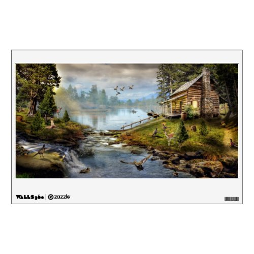 Wildlife Landscape Wall Decal