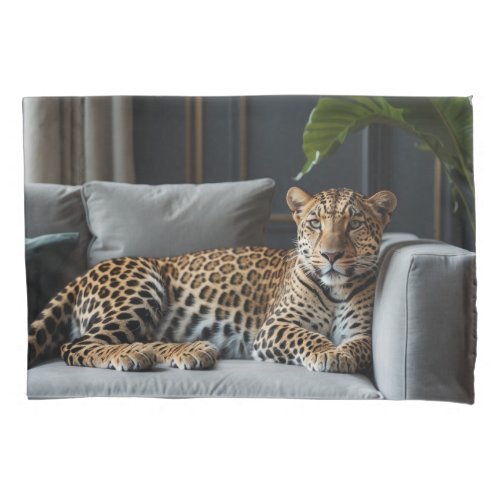 Wildlife Leopard print pillowcase