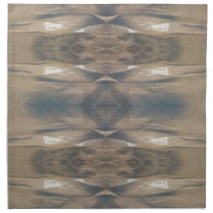 Wildlife Leopard Wild Animal Pattern Brown Black Napkin