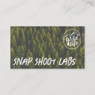 Wildlife Logo Forrest Business Card