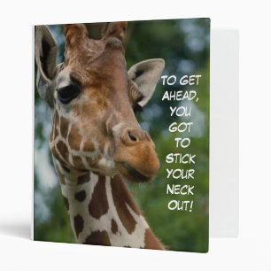 Wildlife Lovers Giraffe Binder