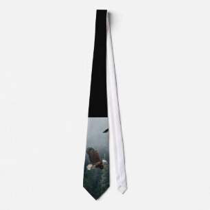 Wildlife Magic Eagle & Forest Series Tie