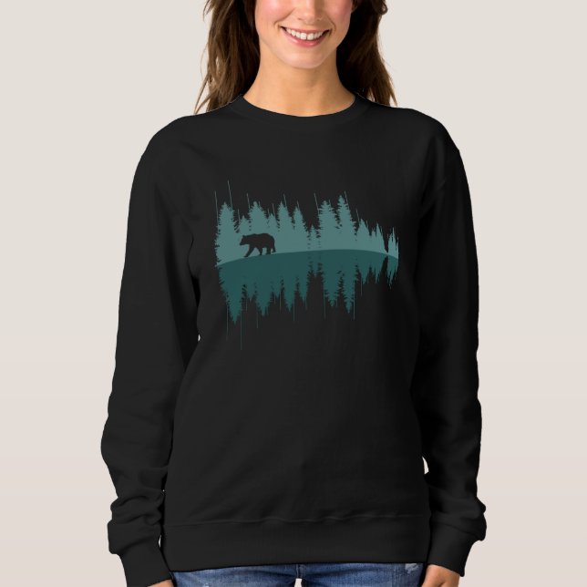 Wildlife Nature Animal Bear Outdoor Forest  1 Sweatshirt (Front)