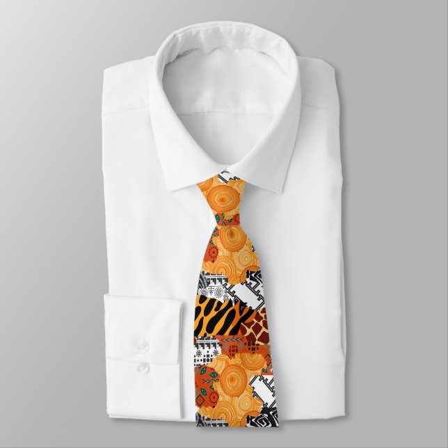 Wildlife Neck Tie (Tied)