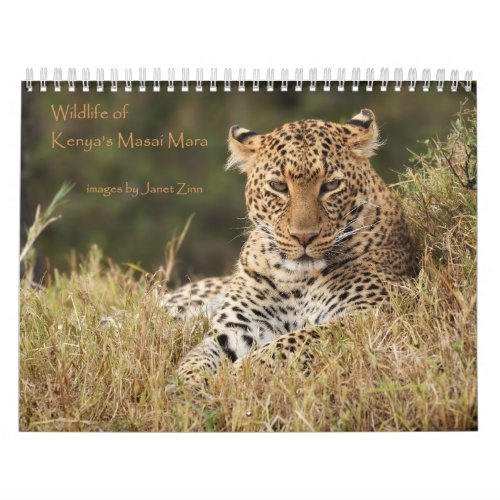 Wildlife of Kenyas Masai Mara Calender Calendar