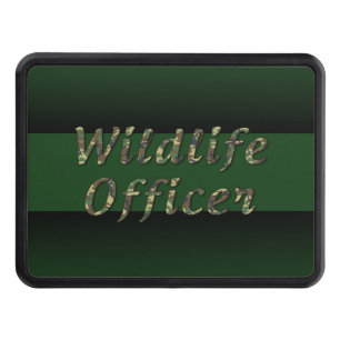 Wildlife Officer - Based on the Thin Blue Line Trailer Hitch Cover