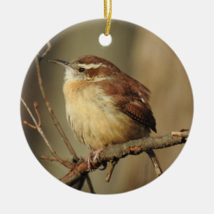 Wildlife ornament, ceramic ornament