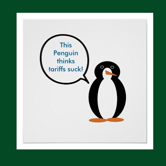 Wildlife Penguin Awareness Heritage Gift Poster (Creator Uploaded)