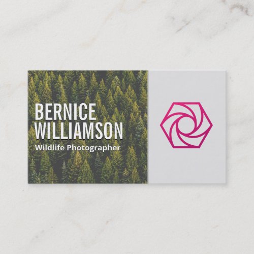 Wildlife Photographer  Photo Lens Business Card